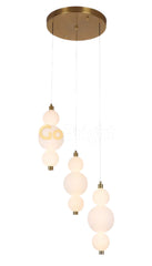 Pendul LED 40cm 60W Urban Telecomanda 3 Tipuri de Lumini Auriu