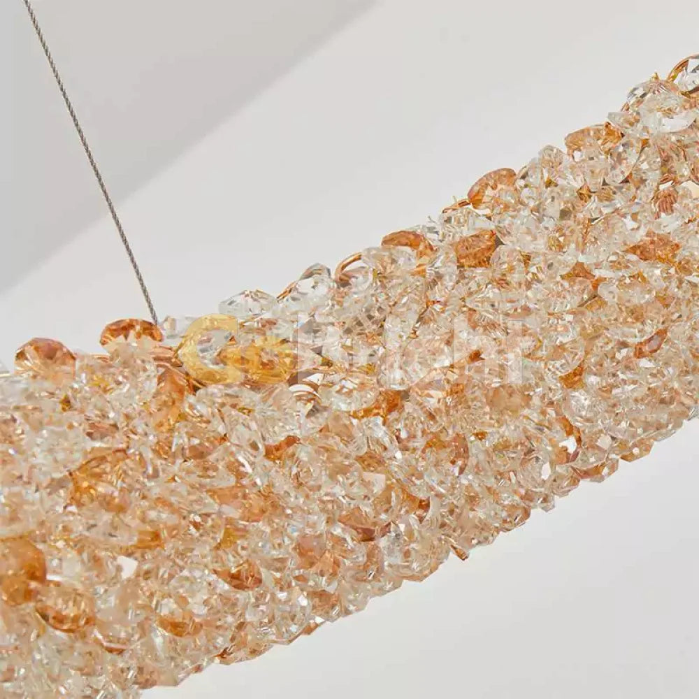 Pendul LED 50cm 60W Glow 3 Tipuri de Lumini Auriu