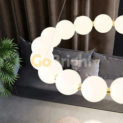 Pendul LED 60cm 40W Urban 3 Tipuri de Lumini Auriu