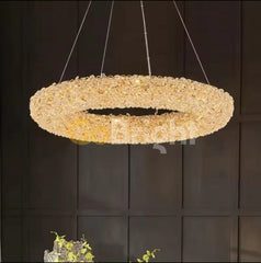 Pendul LED 60cm 80W Glow 3 Tipuri de Lumini Auriu