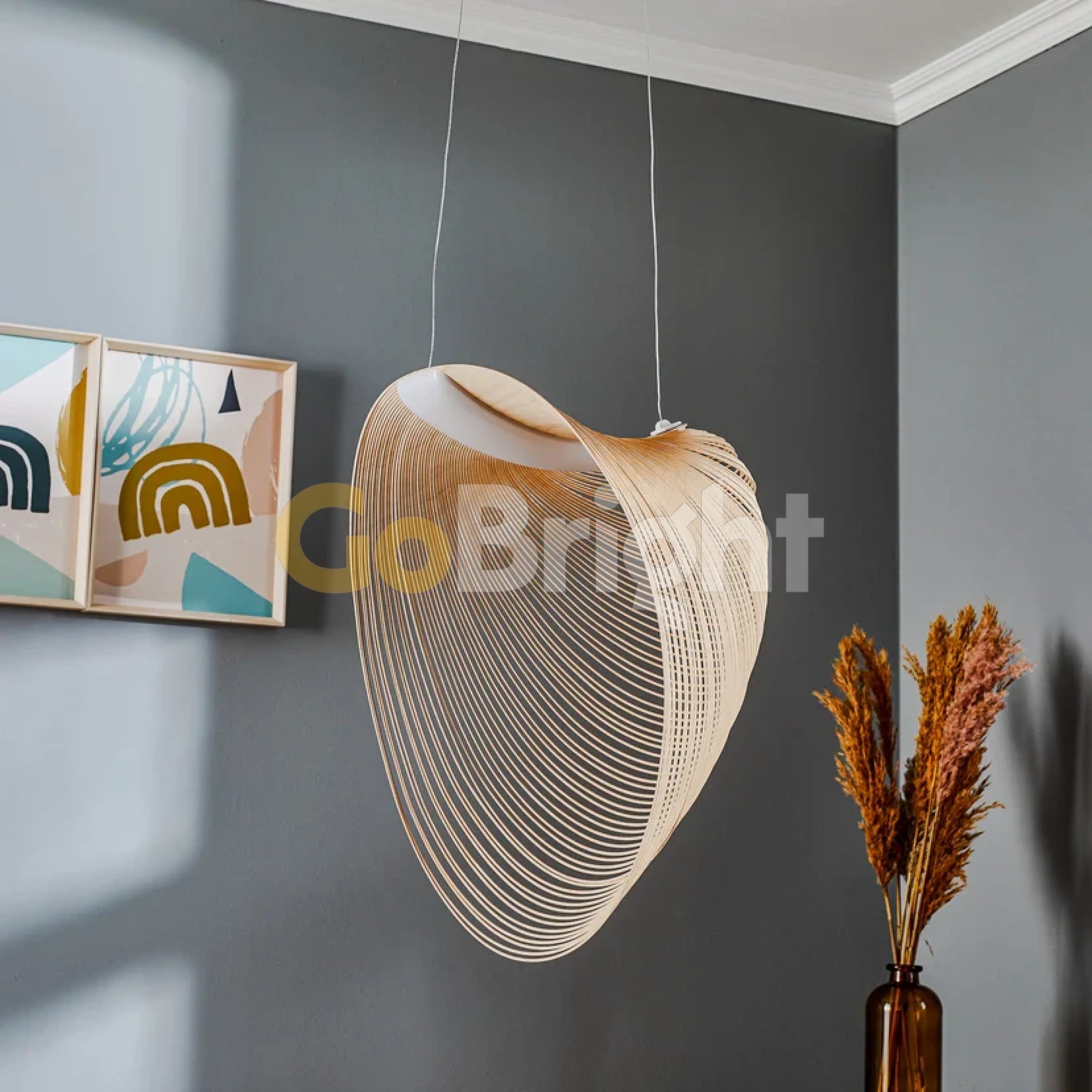 Pendul LED Ratan 15W 80cm 3 Tipuri de Lumini