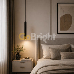 Pendul LED Urban 40cm Negru + Auriu