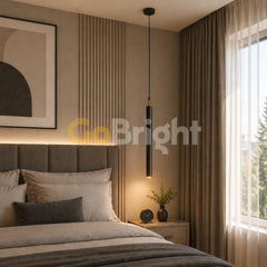 Pendul LED Urban 50cm Negru