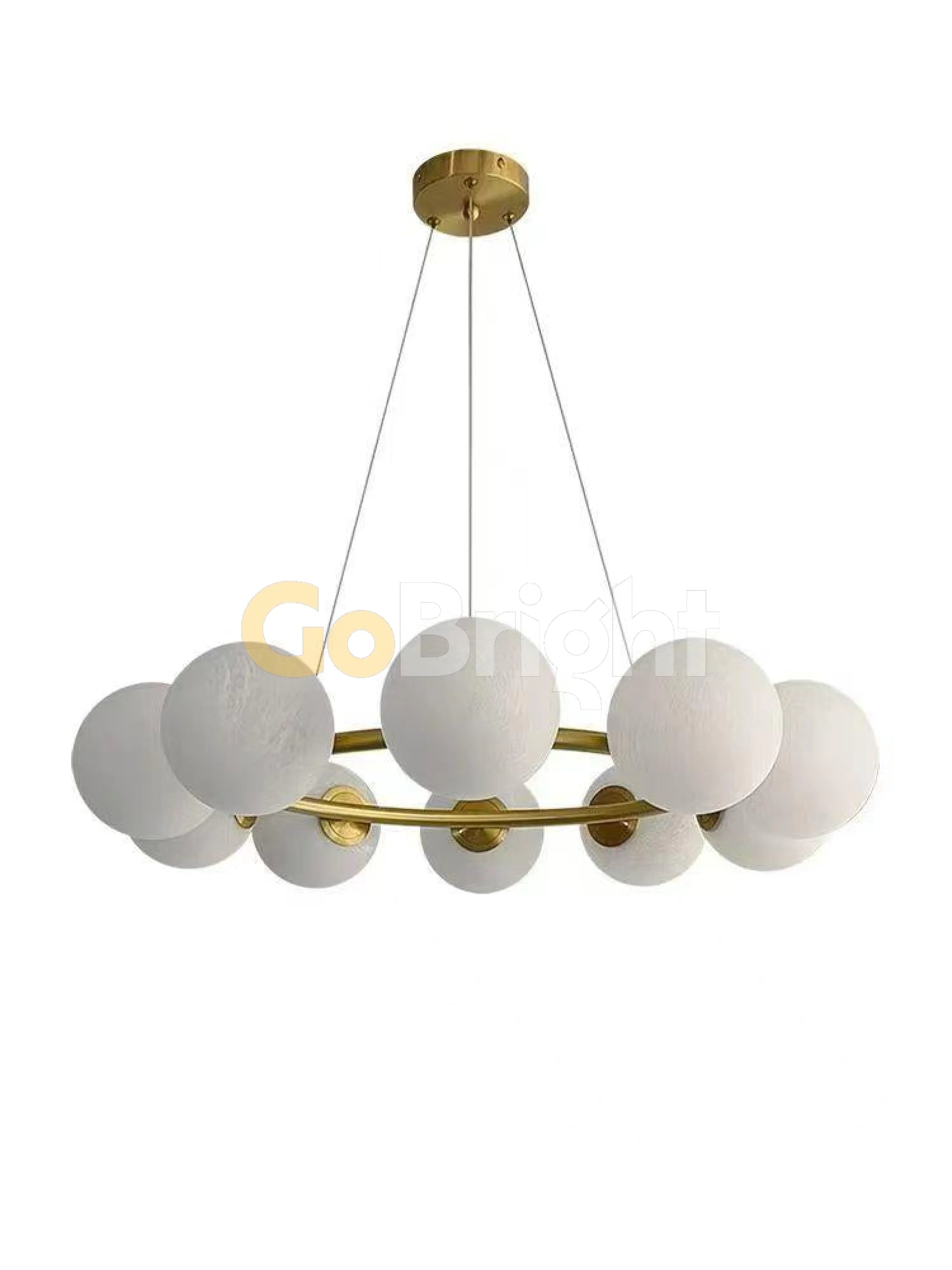 Pendul Raya Reglabil 10xE27 Auriu