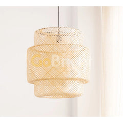 Pendul Rustic Bali 1xE27 Diametru 35cm Bambus