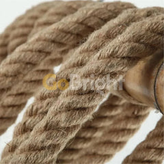 Pendul Rustic Bambus 2xE27 Reglabil 30cm