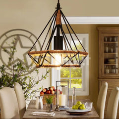 Pendul Rustic Eagle 1xE27 Reglabil Diametru 20cm