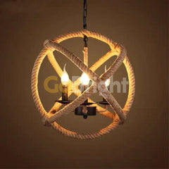 Pendul Rustic Eagle 4xE14 Reglabil Diametru 50cm