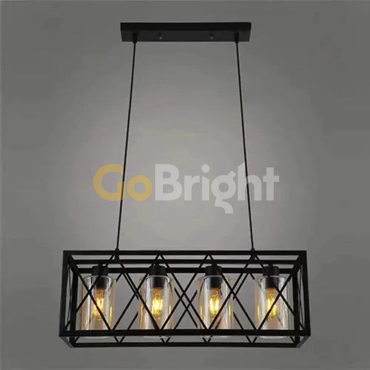 Pendul Rustic Eagle 4xE27 Reglabil 60cm