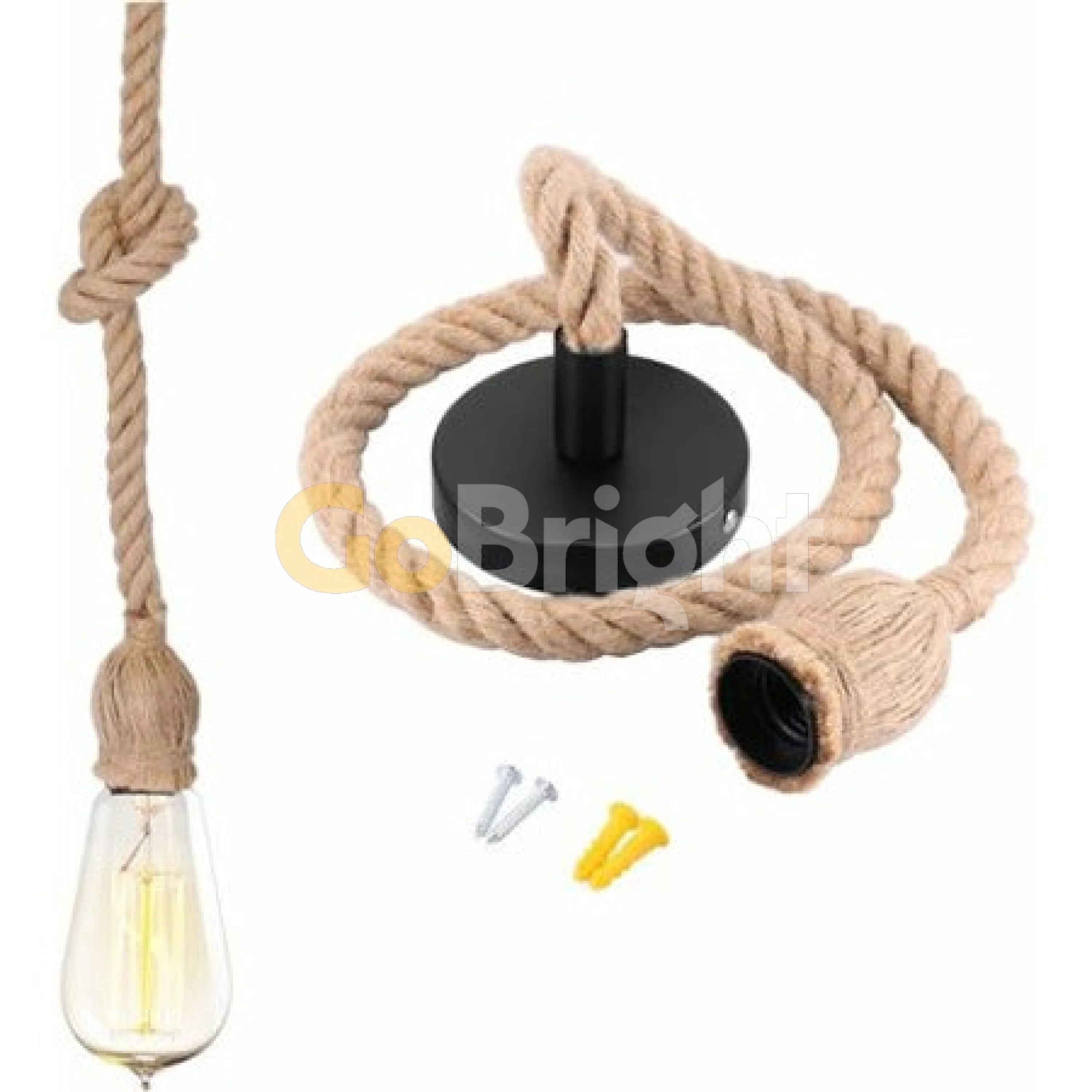 Pendul Rustic Eagle Sfoara 1xE27 Reglabil