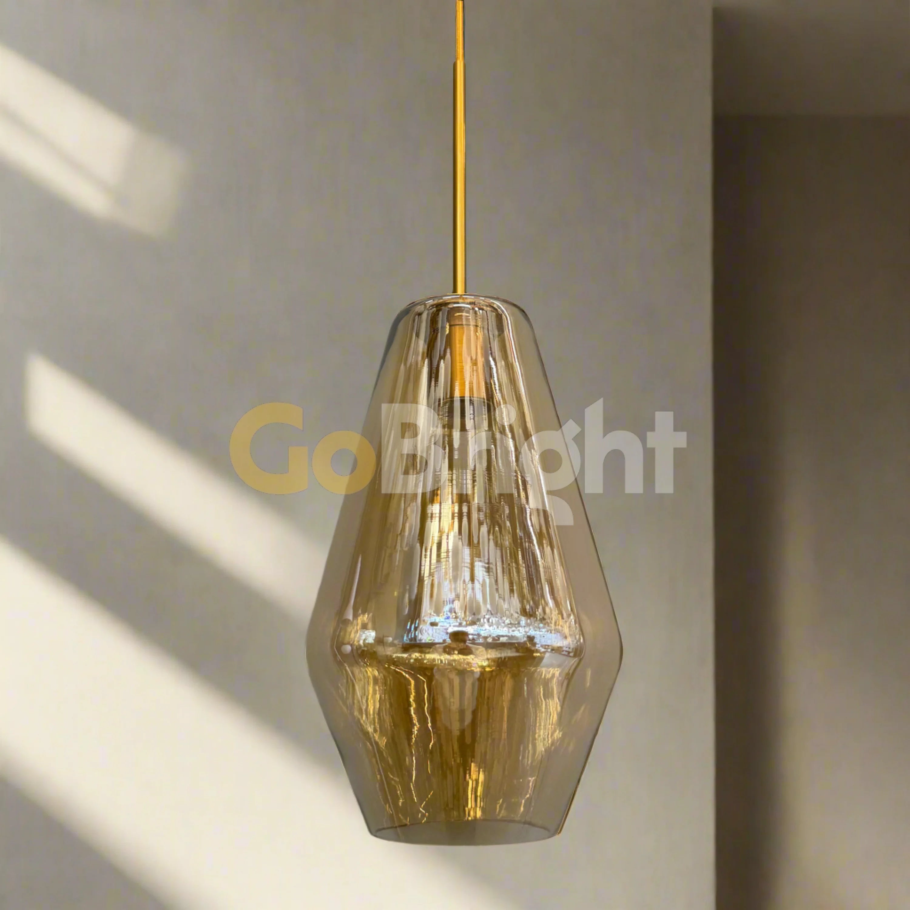 Pendul Jolie Reglabil 1xE27 Auriu