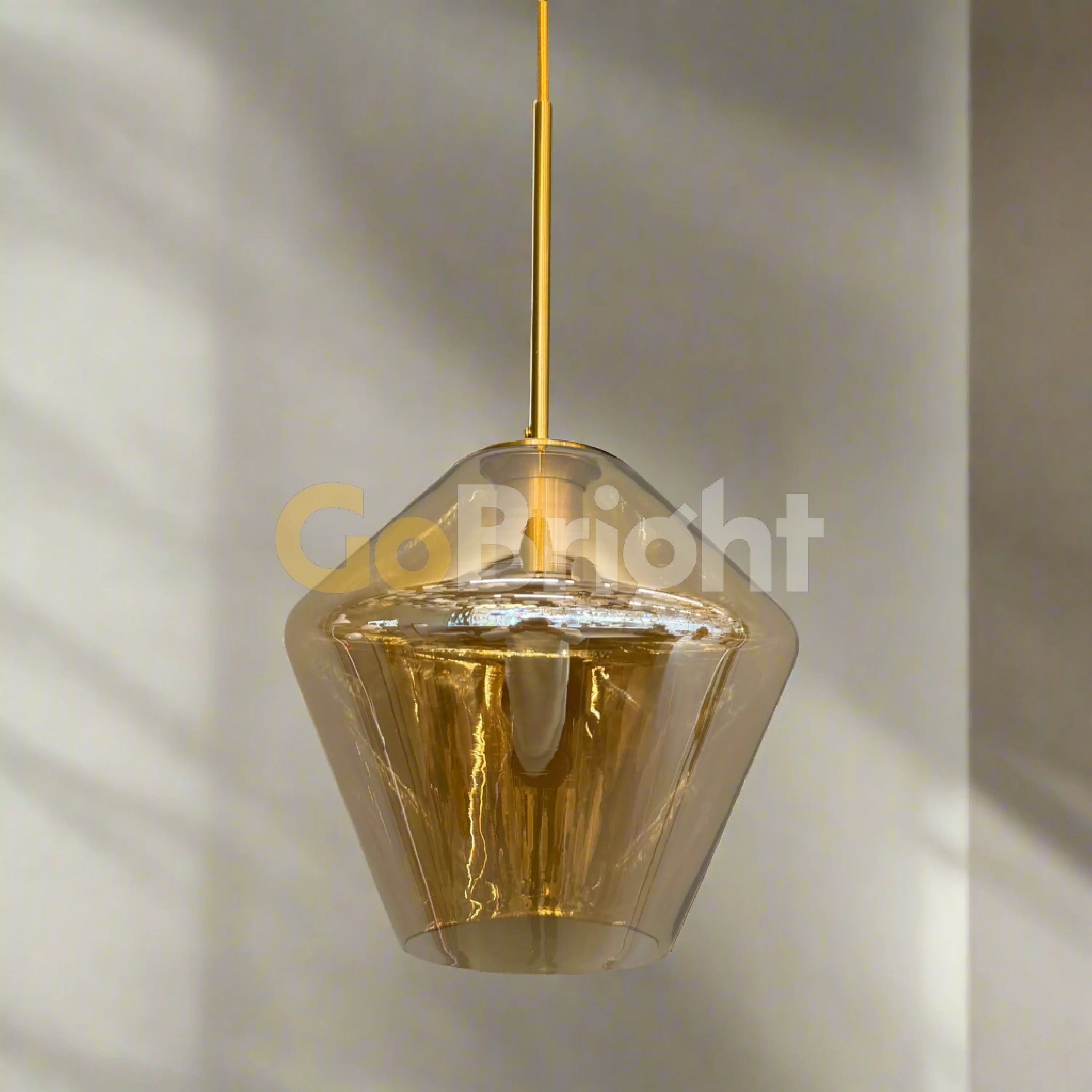 Pendul Jolie Reglabil 1xE27 Auriu