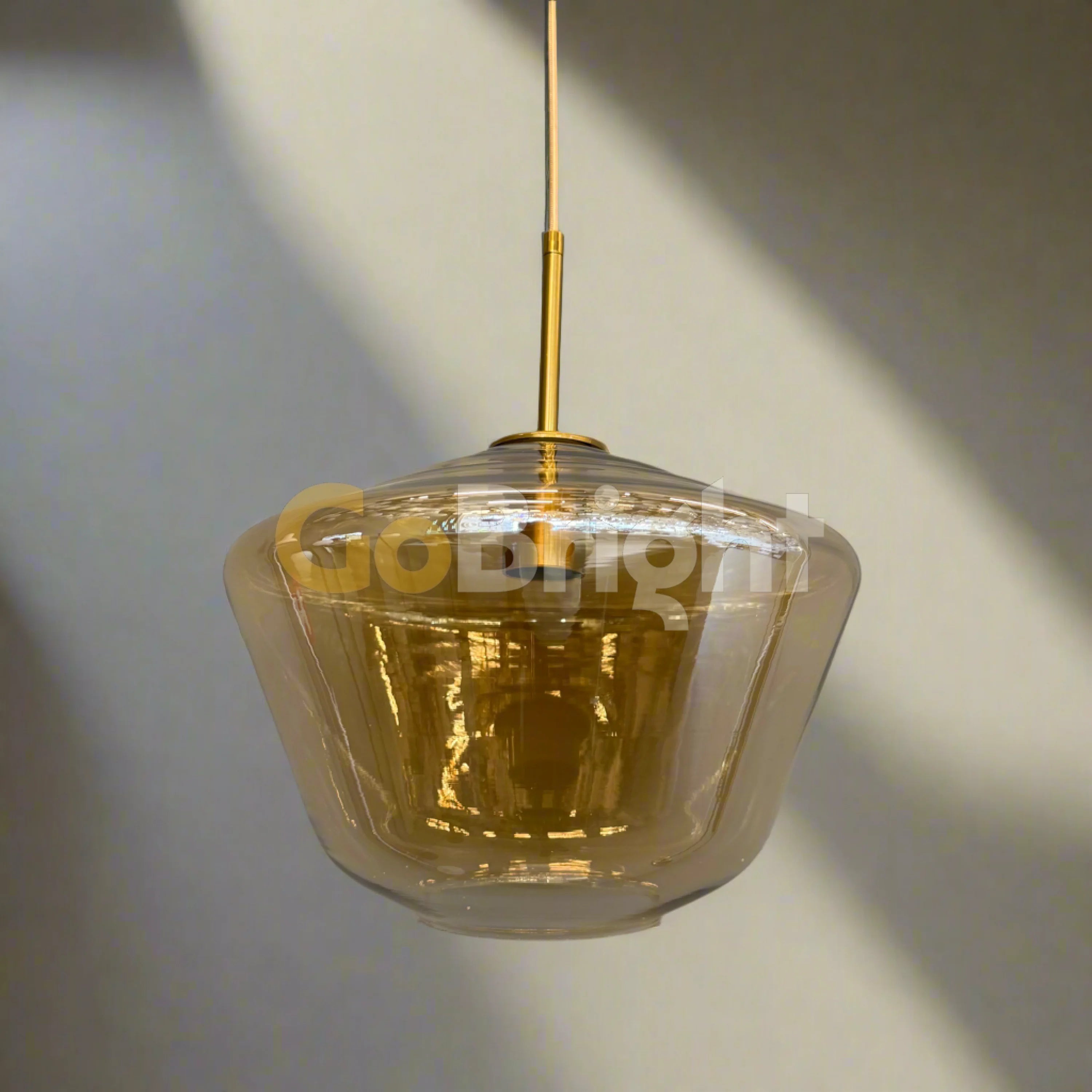 Pendul Jolie Reglabil 1xE27 Auriu