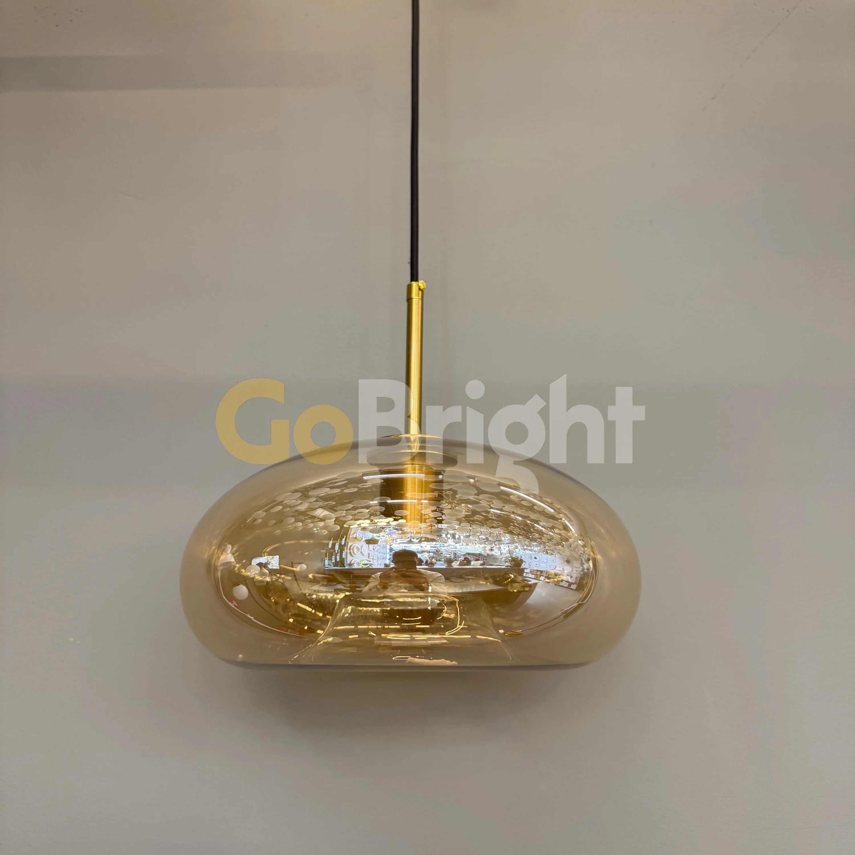 Pendul Jolie Reglabil 1xE27 Auriu