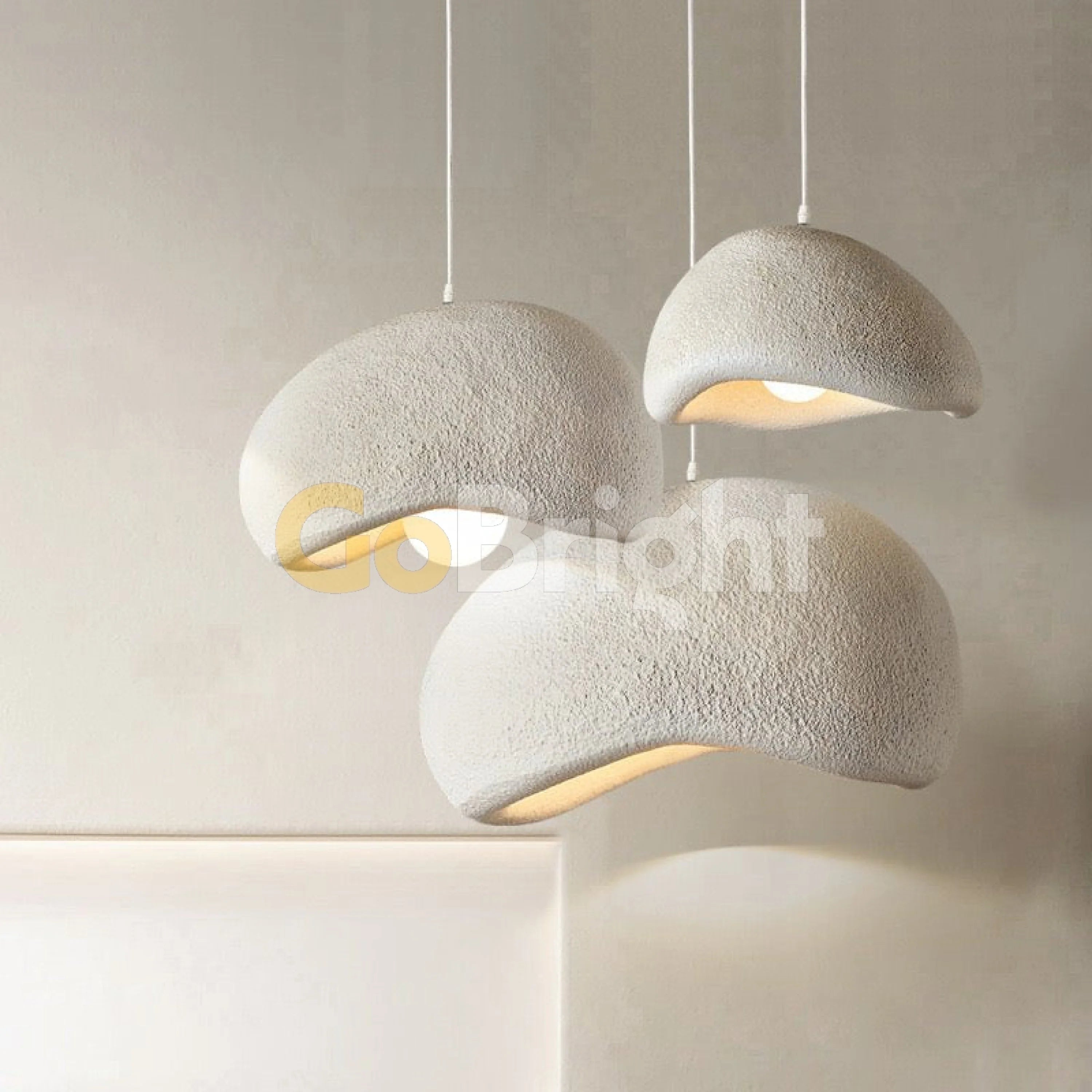 Pendul Wabisabi 40cm 1xE27 Alb