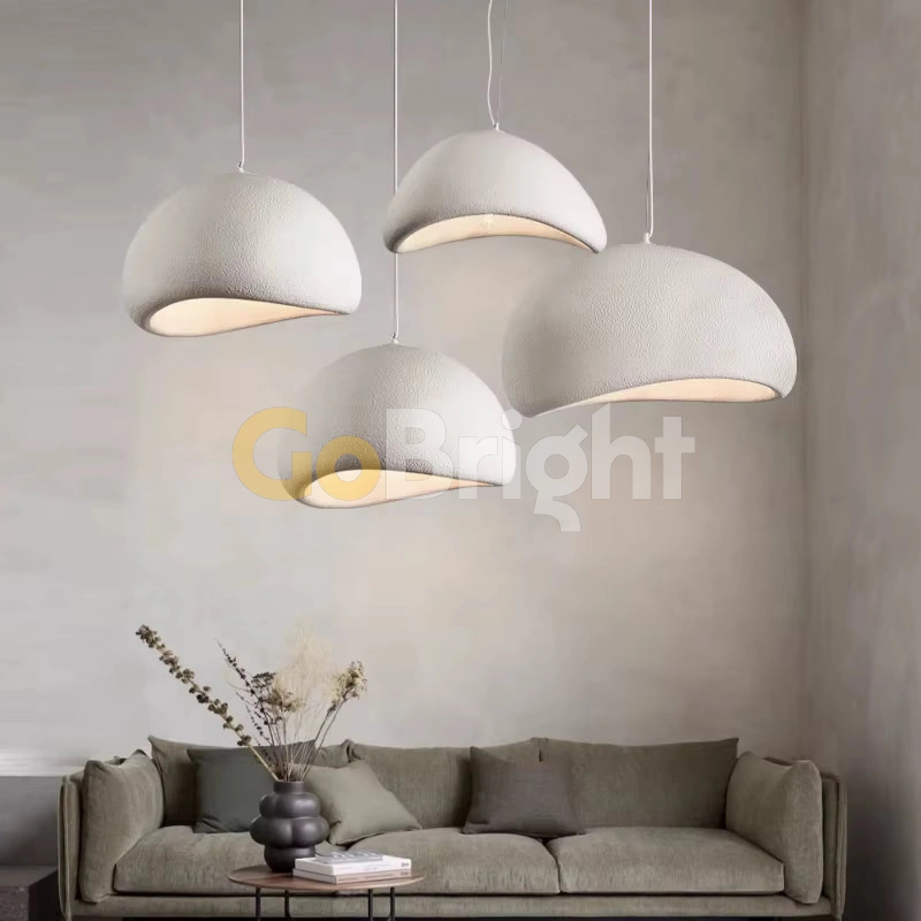 Pendul Wabisabi 50cm 1xE27 Alb