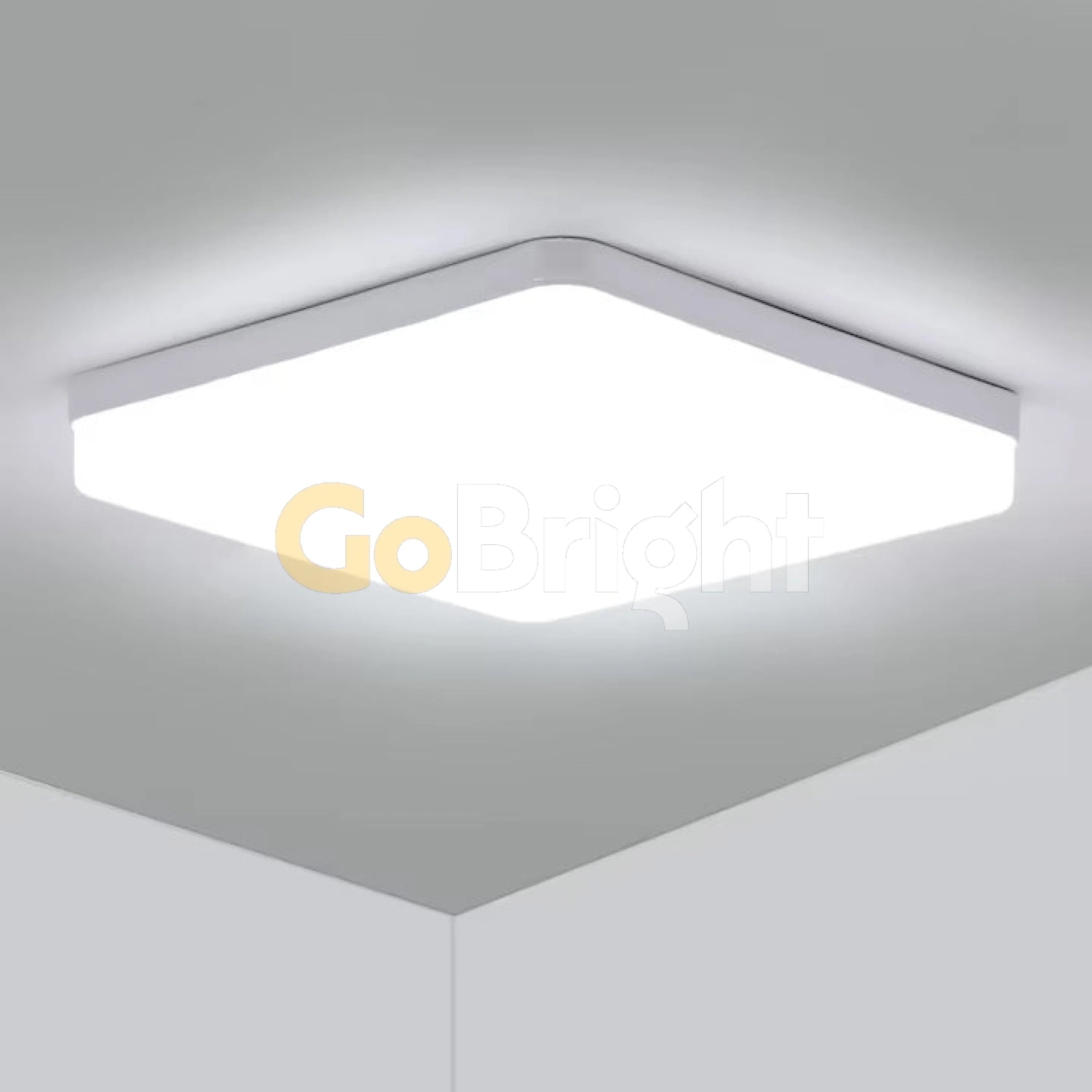 Plafoniera LED Diametru 17x17cm 24W Office Slim Lumina Rece Alb