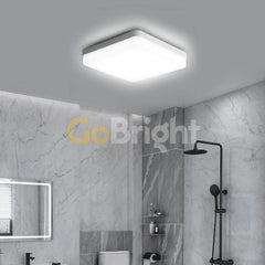 Plafoniera LED Diametru 17x17cm 24W Office Slim Lumina Rece Alb