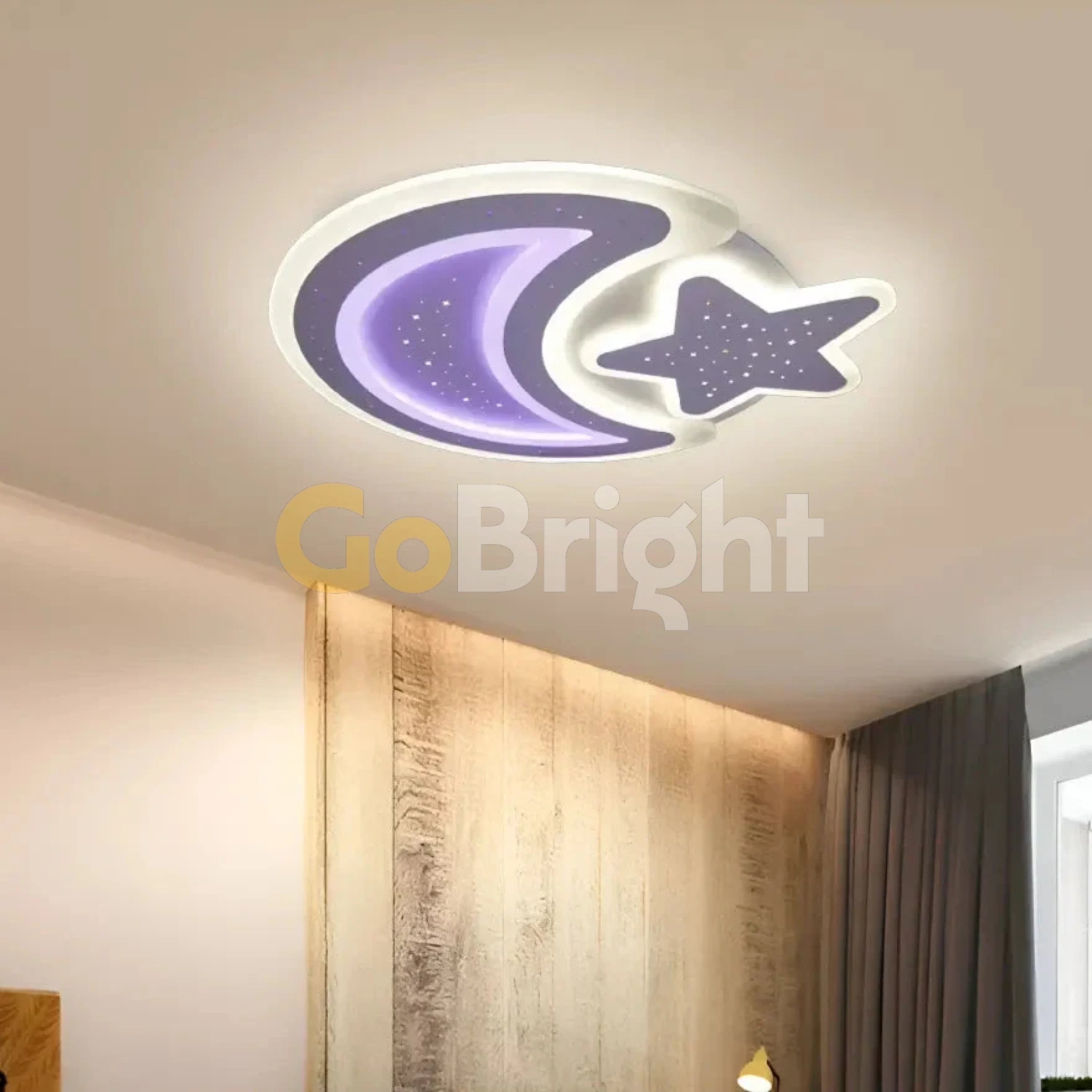 Plafoniera LED RGB Diametru 50cm 100W cu Telecomanda Raisa 3 Tipuri de Lumini Alb