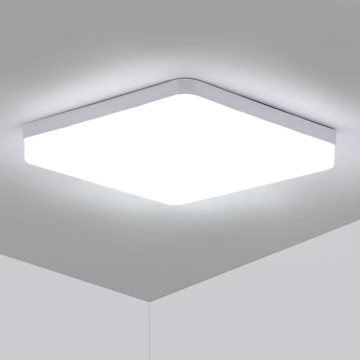 Plafoniera LED Diametru 22x22cm 36W Office Slim Lumina Rece Alb