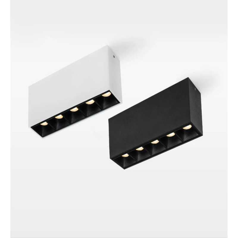 Spot LED Office Lumina Neutra 10W 14cm Negru