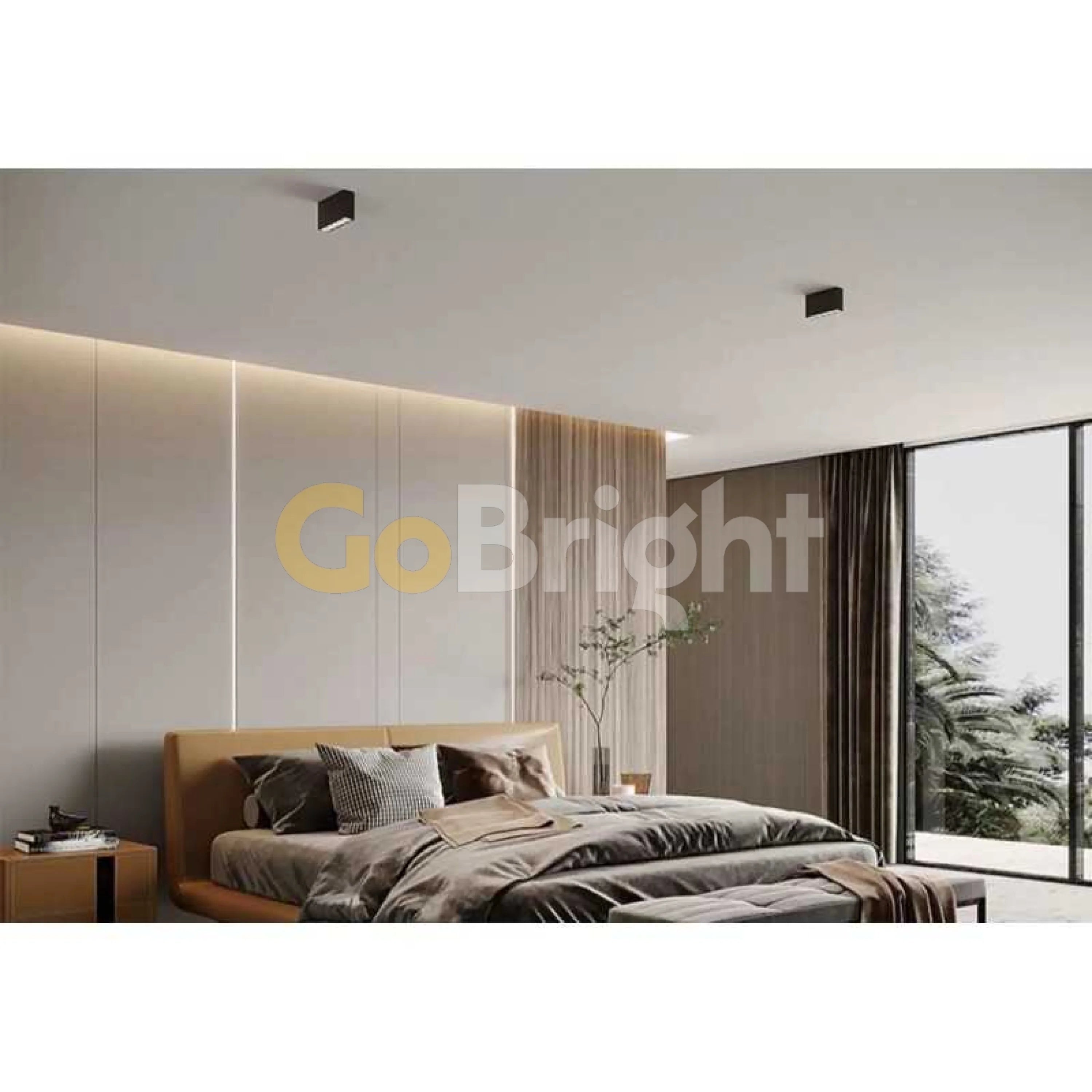 Spot LED Office Lumina Neutra 10W 14cm Negru