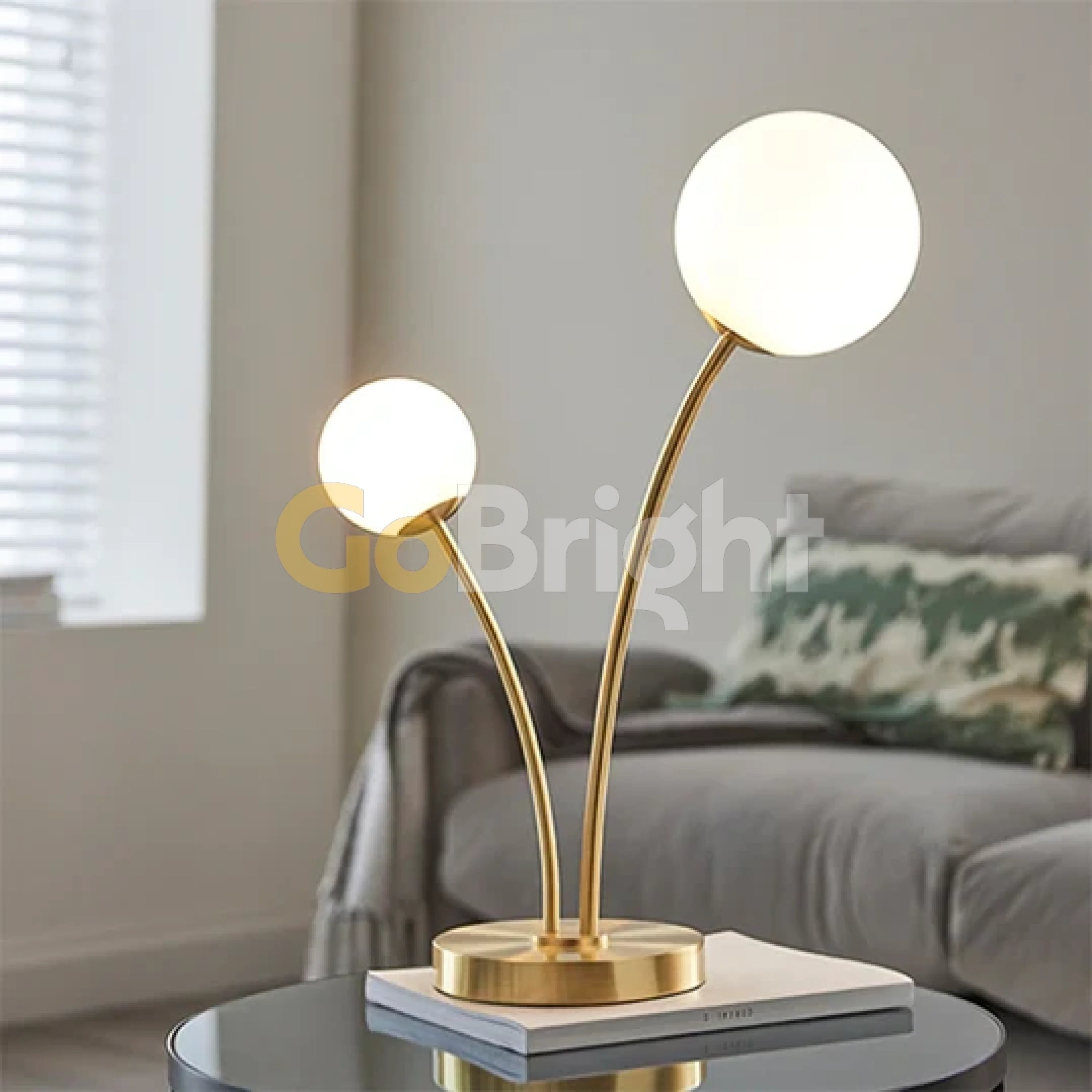 Veioza Jolie 2xG9 45cm Auriu