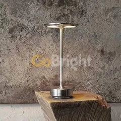 Veioza Touch LED Sinth 3 Tipuri de Lumini 28cm 10W Argintiu
