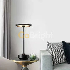 Veioza Touch LED Sinth 3 Tipuri de Lumini 28cm 10W Negru